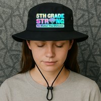 5th Grade Strong No Matter The Distance Distancing Learning Bucket Hat