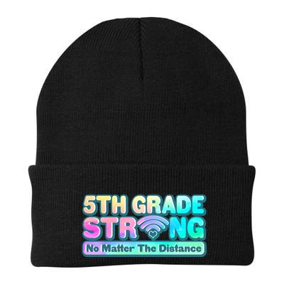 5th Grade Strong No Matter The Distance Distancing Learning Beanie