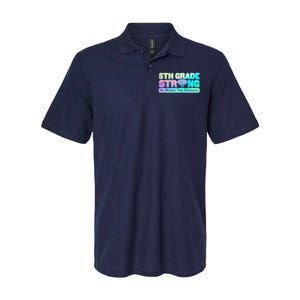 5th Grade Strong No Matter The Distance Distancing Learning Softstyle Adult Sport Polo