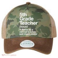 5th Grade Teacher Funny Definition Legacy Tie Dye Trucker Hat