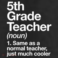 5th Grade Teacher Funny Definition 7 Panel Mesh Trucker Snapback Hat
