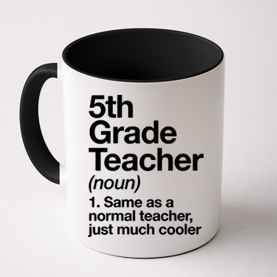 5th Grade Teacher Funny Definition Mug