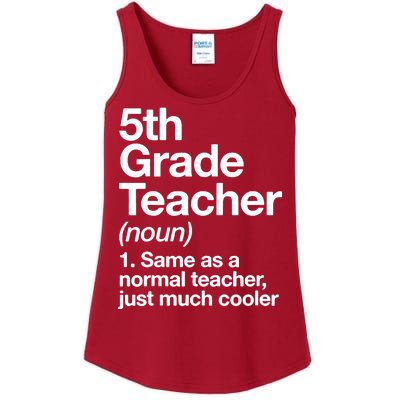 5th Grade Teacher Funny Definition Ladies Essential Tank