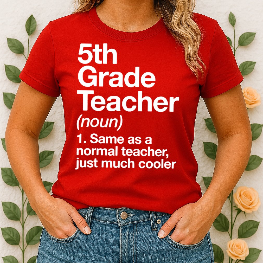 5th Grade Teacher Funny Definition Womens T-Shirt