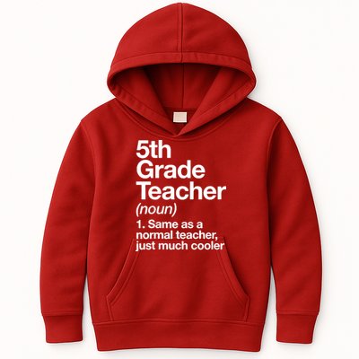 5th Grade Teacher Funny Definition Kids Hoodie
