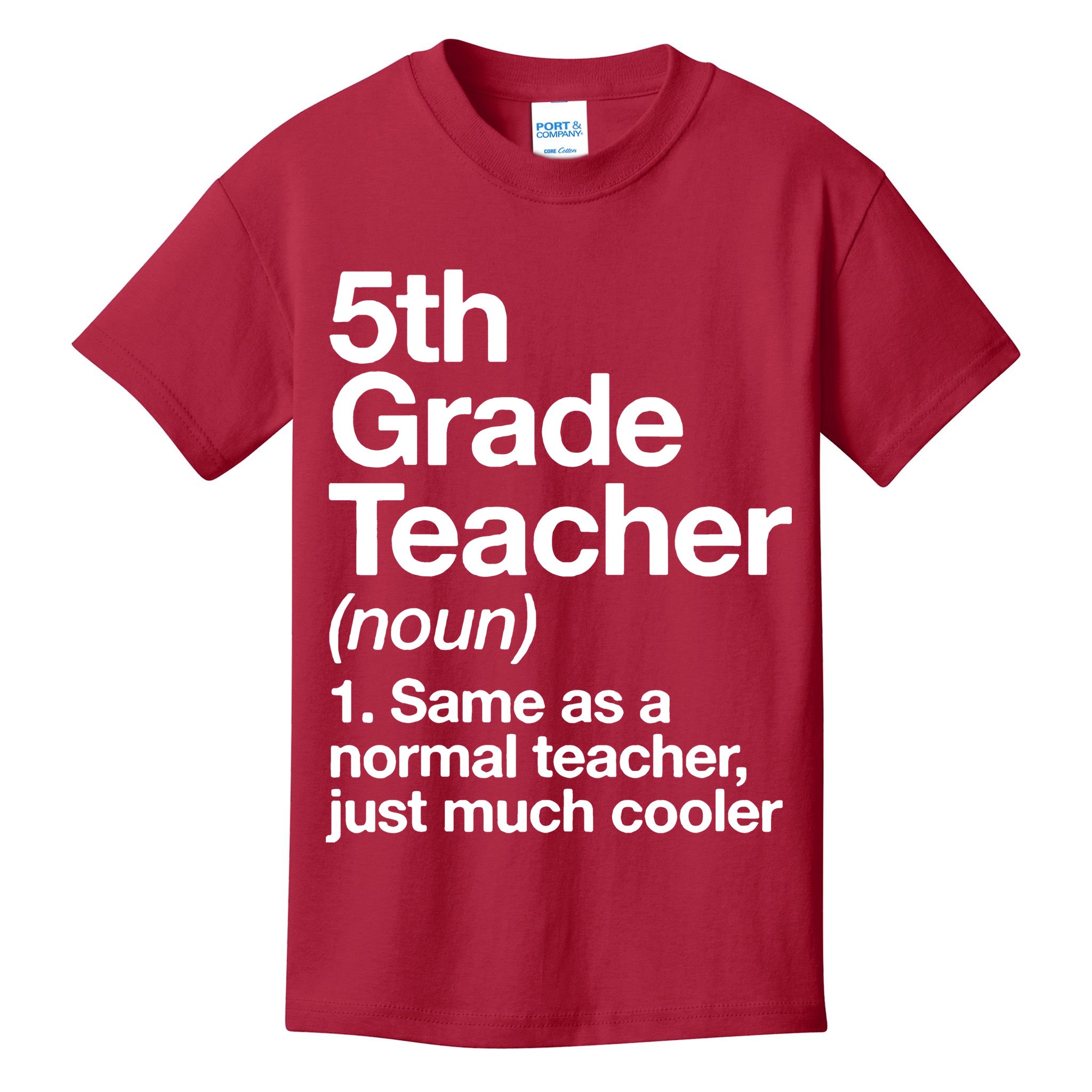 5th Grade Teacher Funny Definition Kids T-Shirt