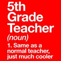 5th Grade Teacher Funny Definition Zip Tote Bag