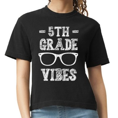 5th Grade Vibes Comfort Colors Boxy T-Shirt