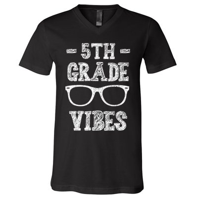 5th Grade Vibes V-Neck T-Shirt