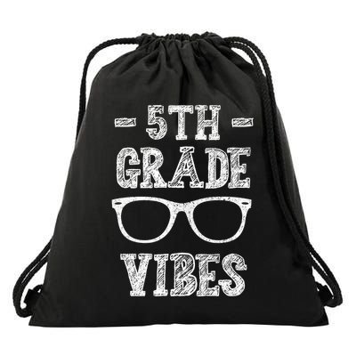 5th Grade Vibes Drawstring Bag