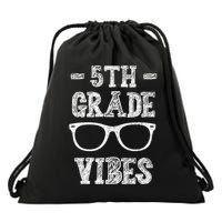 5th Grade Vibes Drawstring Bag