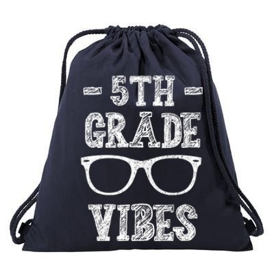 5th Grade Vibes Drawstring Bag