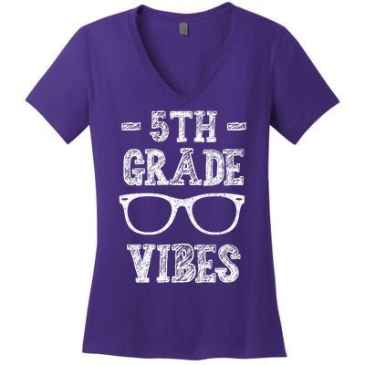 5th Grade Vibes Women's V-Neck T-Shirt