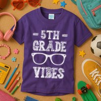 5th Grade Vibes Kids T-Shirt