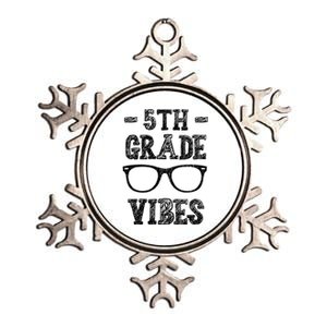 5th Grade Vibes Metallic Star Ornament