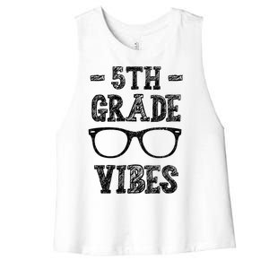 5th Grade Vibes Women's Racerback Cropped Tank