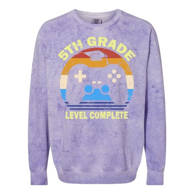 5th Level Complete School Graduation Colorblast Crewneck Sweatshirt