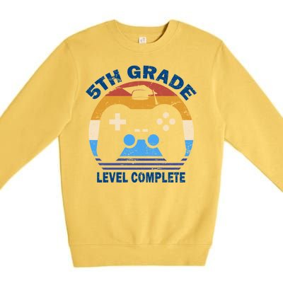 5th Level Complete School Graduation Premium Crewneck Sweatshirt