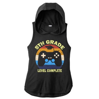 5th Level Complete School Graduation Ladies PosiCharge Tri-Blend Wicking Draft Hoodie Tank