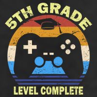 5th Level Complete School Graduation 7 Panel Mesh Trucker Snapback Hat