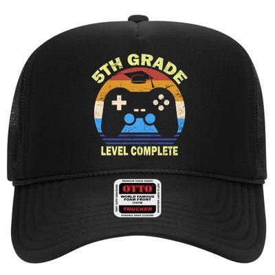 5th Level Complete School Graduation High Crown Mesh Back Trucker Hat