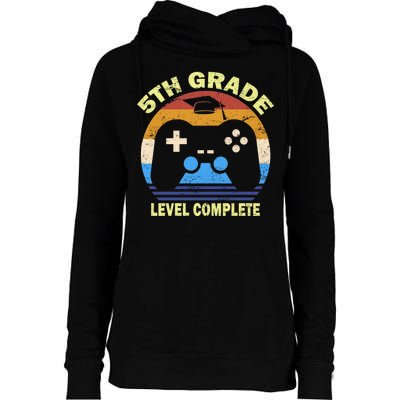 5th Level Complete School Graduation Womens Funnel Neck Pullover Hood