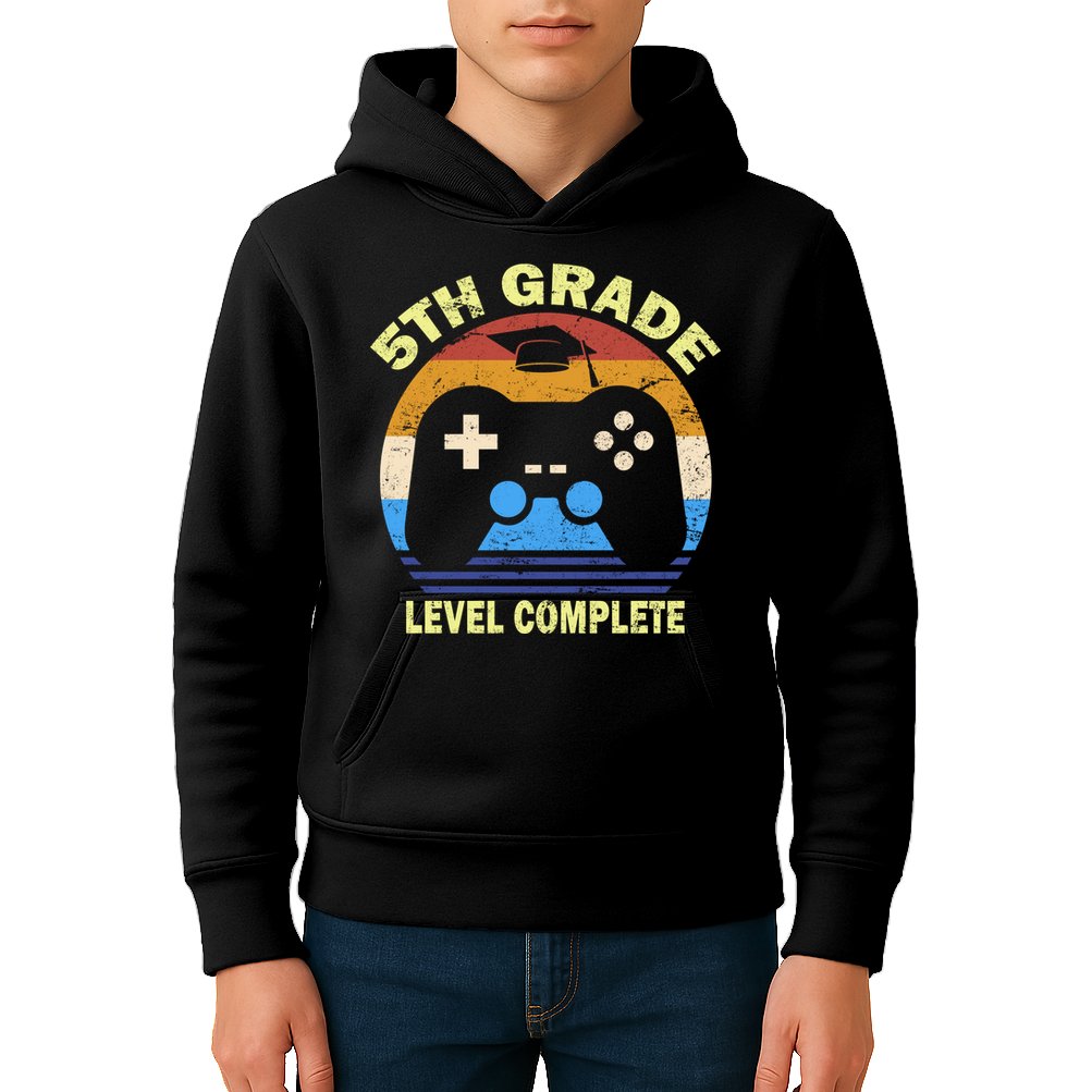 5th Level Complete School Graduation Kids Hoodie