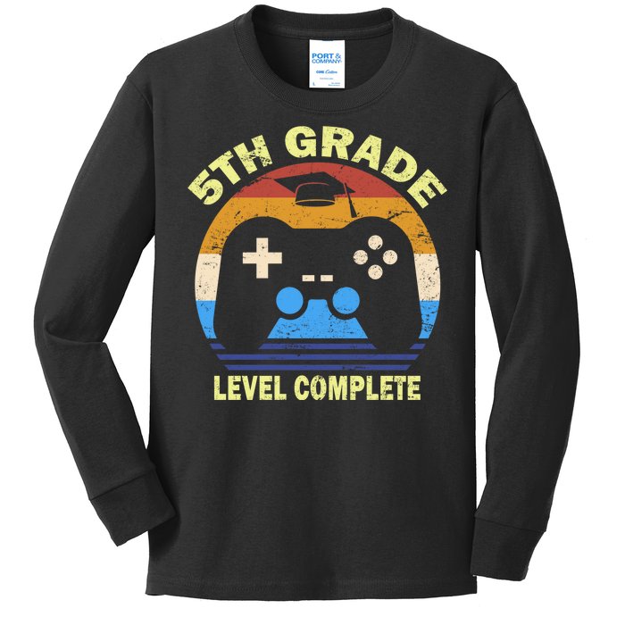 5th Level Complete School Graduation Kids Long Sleeve Shirt