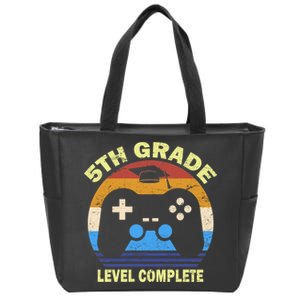 5th Level Complete School Graduation Zip Tote Bag