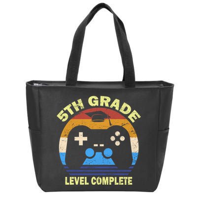 5th Level Complete School Graduation Zip Tote Bag