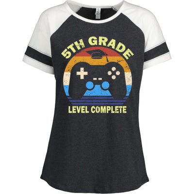 5th Level Complete School Graduation Enza Ladies Jersey Colorblock Tee