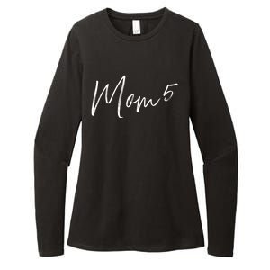 5th Time Mom Of 5 Meaningful Gift Womens CVC Long Sleeve Shirt