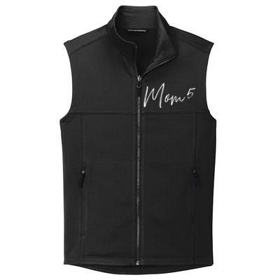 5th Time Mom Of 5 Meaningful Gift Collective Smooth Fleece Vest