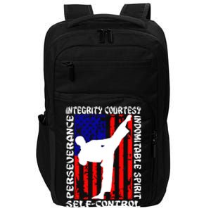 5 Tenets Of Taekwondo Martial Arts Gift Impact Tech Backpack