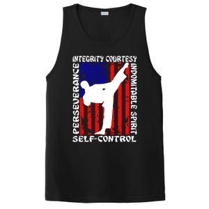 5 Tenets Of Taekwondo Martial Arts Gift PosiCharge Competitor Tank