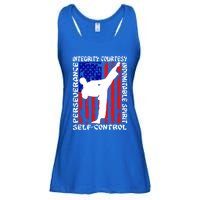 5 Tenets Of Taekwondo Martial Arts Gift Ladies Essential Flowy Tank