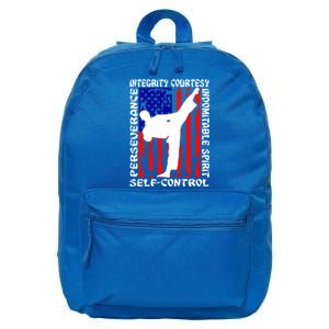 5 Tenets Of Taekwondo Martial Arts Gift 16 in Basic Backpack