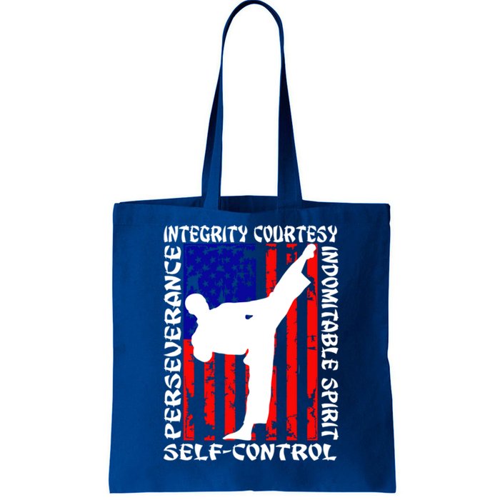 5 Tenets Of Taekwondo Martial Arts Gift Tote Bag