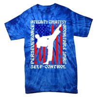 5 Tenets Of Taekwondo Martial Arts Gift Tie-Dye T-Shirt