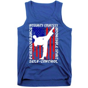 5 Tenets Of Taekwondo Martial Arts Gift Tank Top