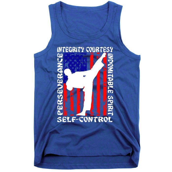 5 Tenets Of Taekwondo Martial Arts Gift Tank Top