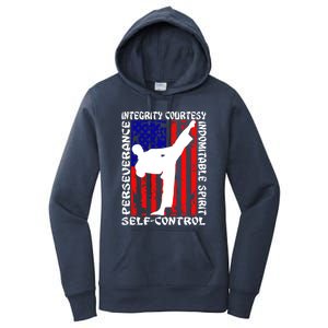 5 Tenets Of Taekwondo Martial Arts Gift Women's Pullover Hoodie