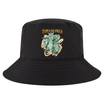 5 Types Of Owls Cool Comfort Performance Bucket Hat