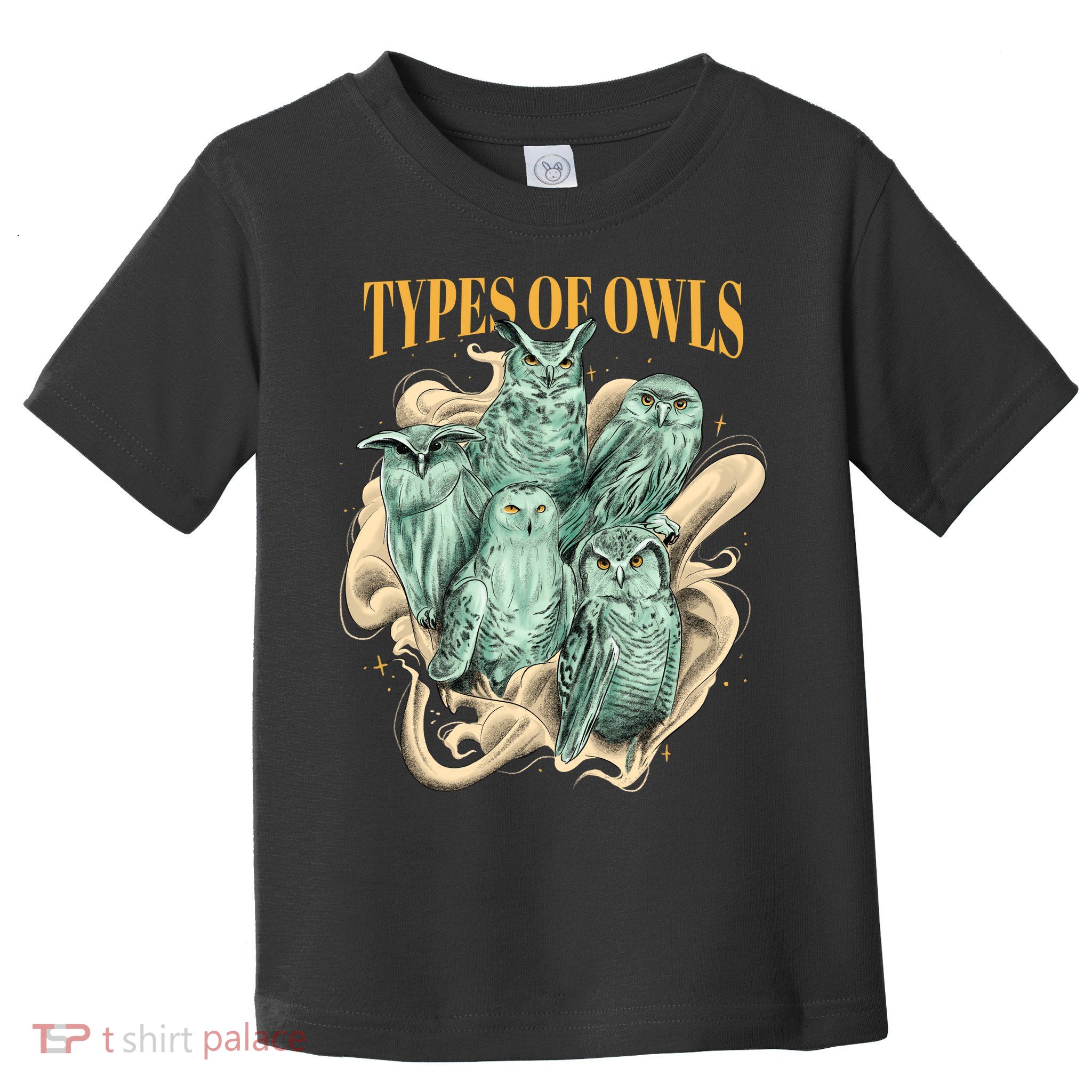 5 Types Of Owls Toddler T-Shirt