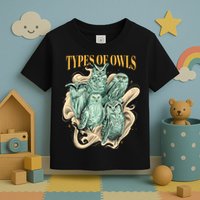 5 Types Of Owls Toddler T-Shirt