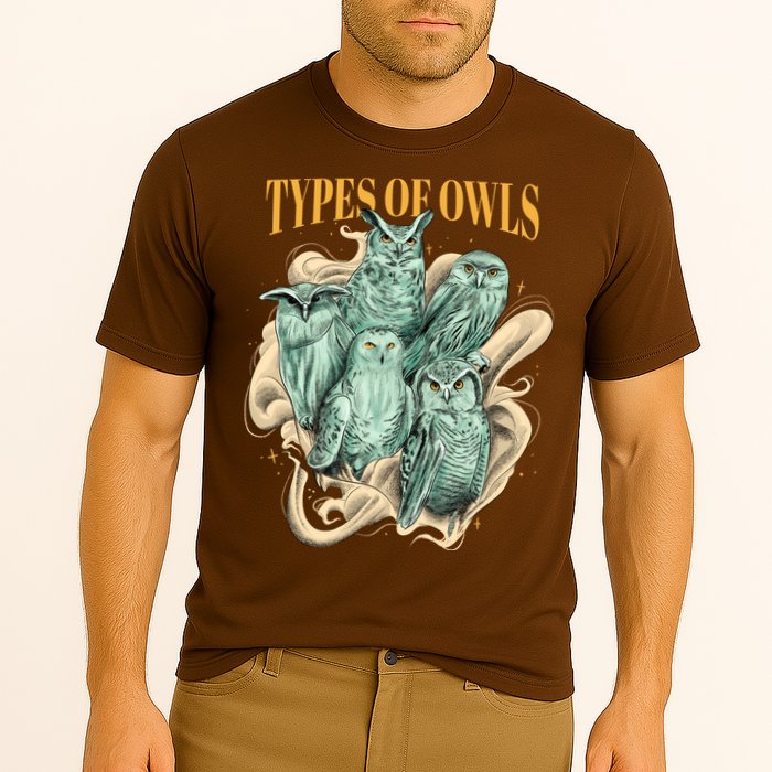 5 Types Of Owls Performance Shirt