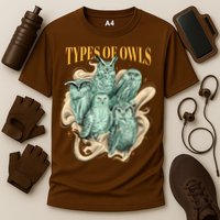 5 Types Of Owls Performance Shirt