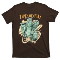 5 Types Of Owls T-Shirt