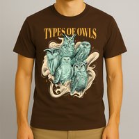 5 Types Of Owls T-Shirt