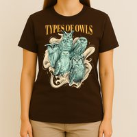 5 Types Of Owls T-Shirt